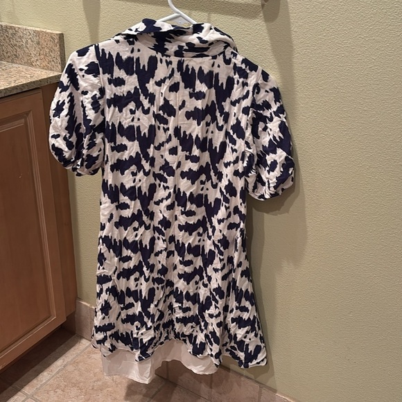 Sam Edelman Ikat Tie Waist Shirtdress. It is missing the tie - Picture 6 of 13